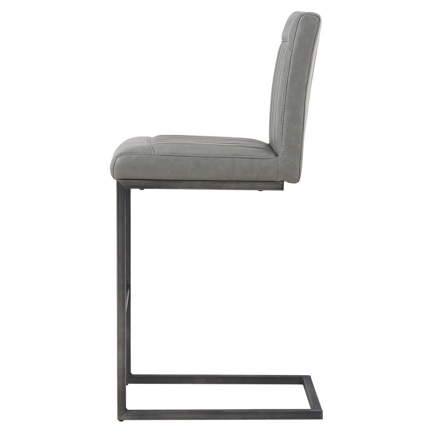 New Pacific Direct Ronan PU Leather Counter Stool, (Set of 2)  - 1060008-216