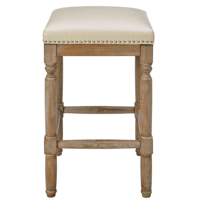 New Pacific Direct Ernie Bonded Leather Counter Stool, (Set of 2)  - 3900057-2050