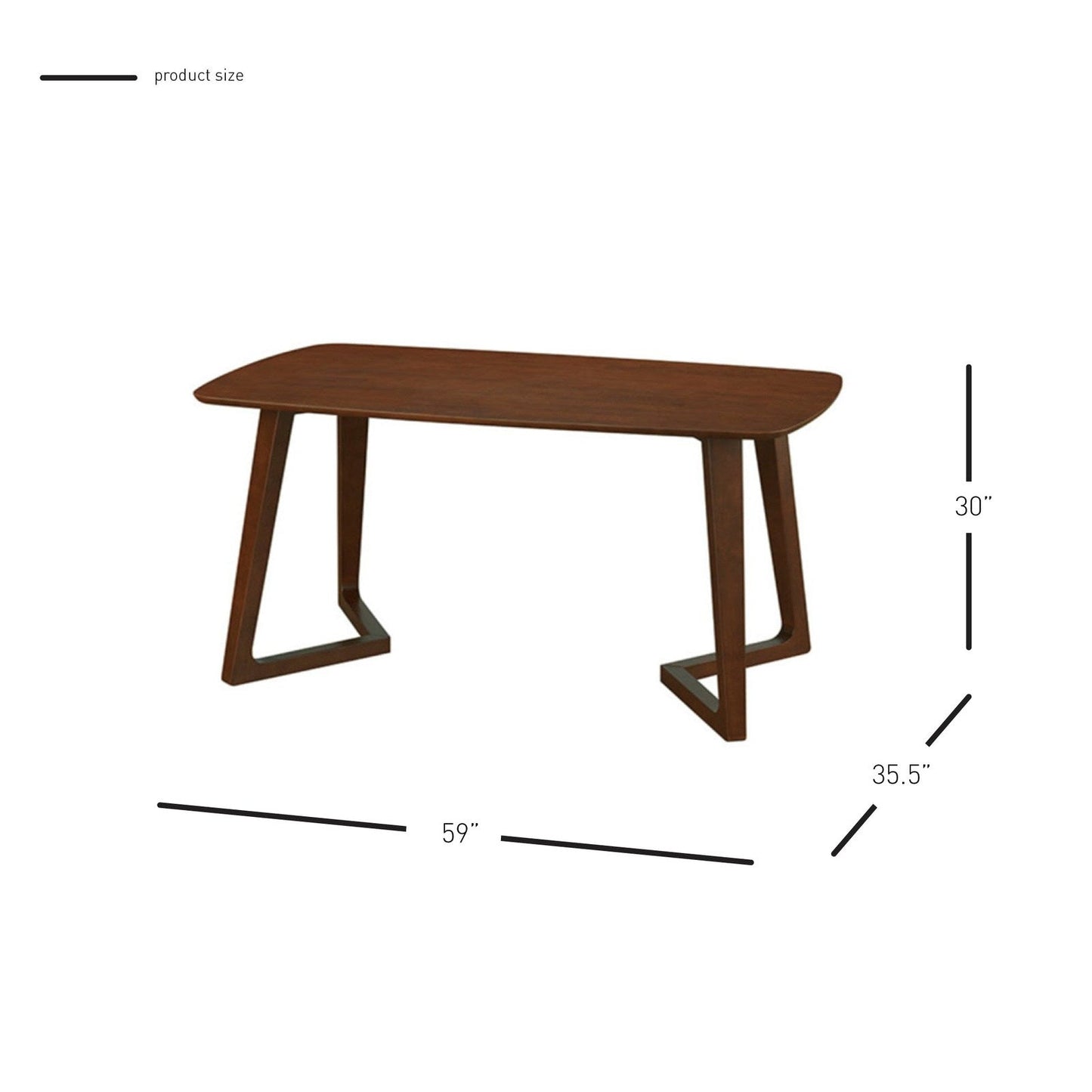 New Pacific Direct Paddington Rectangular Dining Table -  1320006