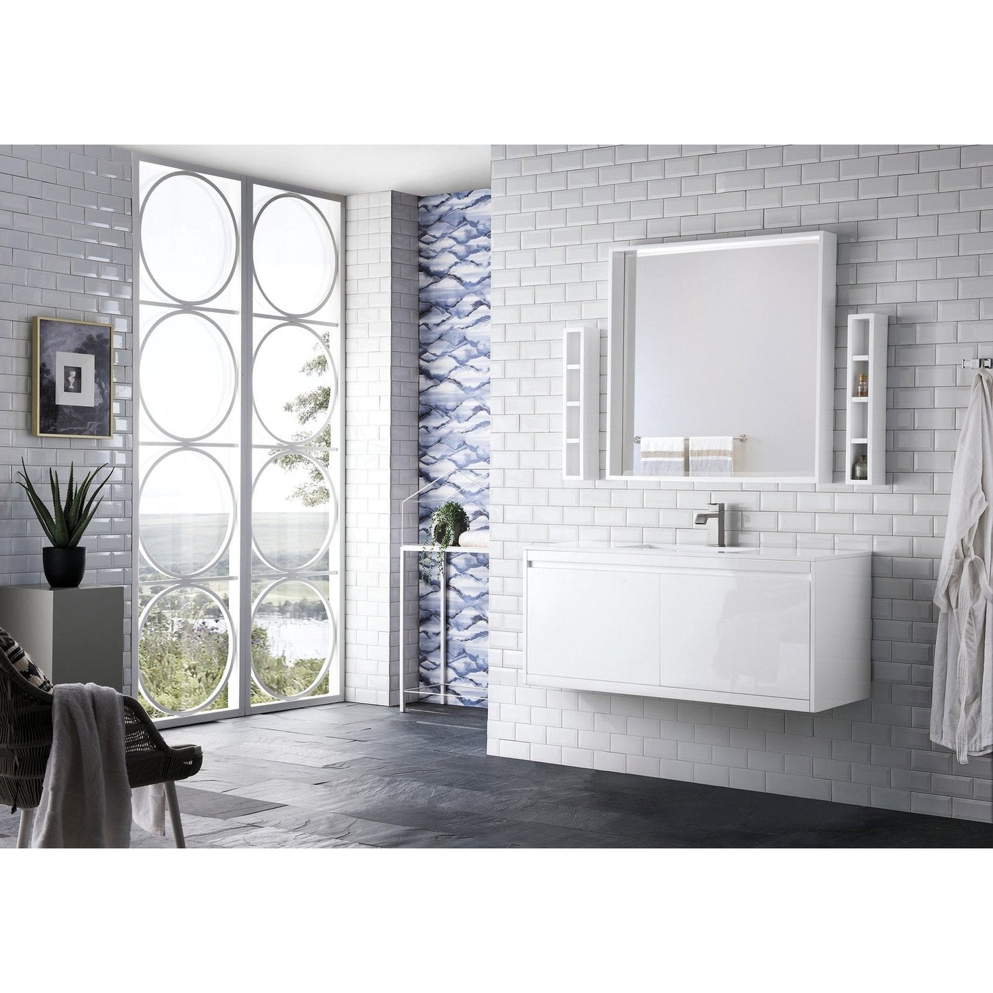 James Martin Vanities Milan 47.3" Single Vanity Cabinet - 801V47.3GWRGDCHB