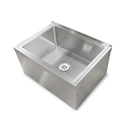 John Boos PBMS2424-6 Floor-Mounted Mop Sink - JBPBMS24246