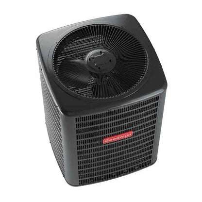 Goodman - 2 Ton/80,000 BTU 80% AFUE Low NOx Gas Furnace and Air Conditioner System - Horizontal - 14.5 SEER2 - R32 - GLXS4BA2410 / CHPTA2426B3 / GM9C800804BX
