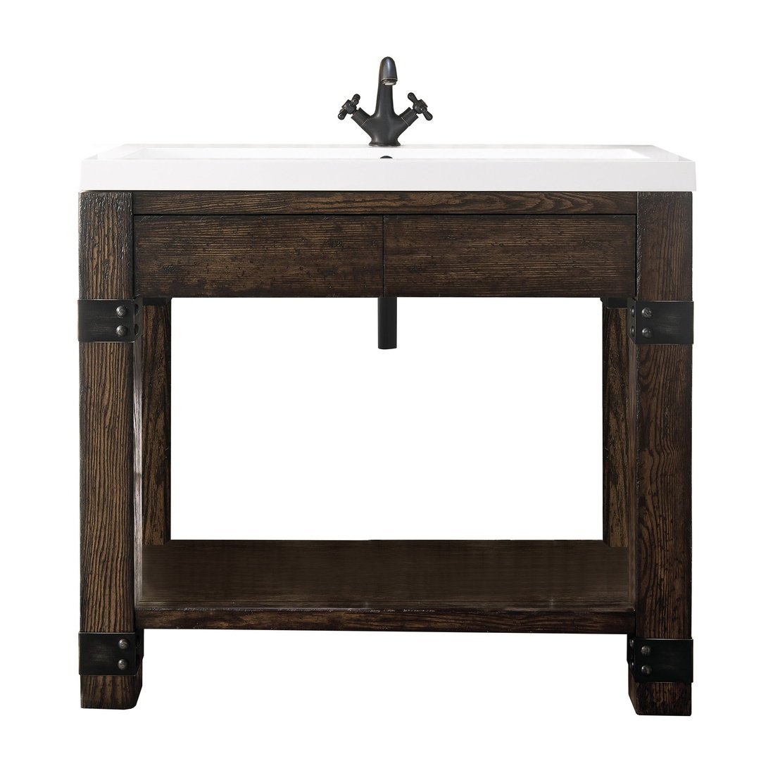 James Martin Vanities Brooklyn 39.5" Wooden Sink Console - C205V39.5RSAWG