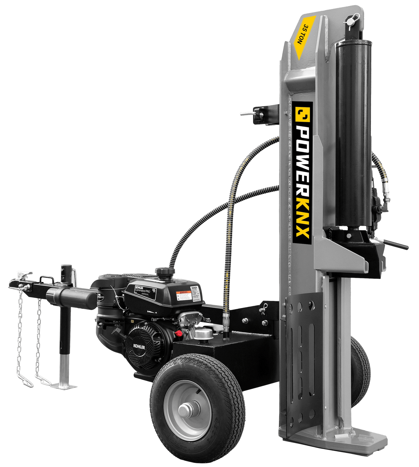 POWERKNX 35-Ton Vertical/Horizontal Gas Log Splitter  - 31-405