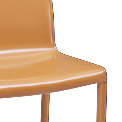 New Pacific Direct Gervin Recycled Leather Chair, (Set of 2)  - 448233R-29