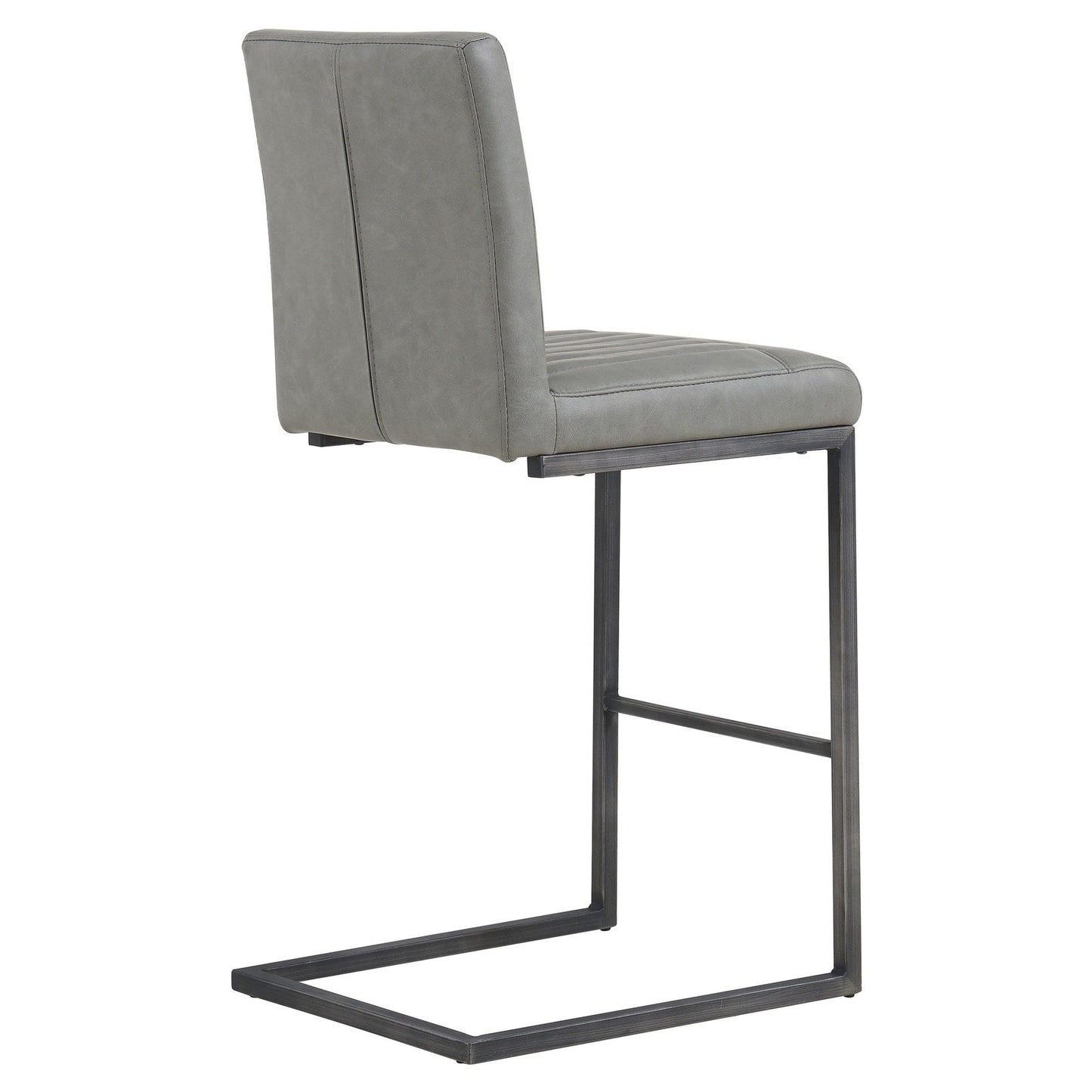 New Pacific Direct Ronan PU Leather Counter Stool, (Set of 2)  - 1060008-216