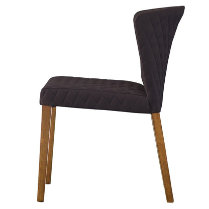 New Pacific Direct Albie Diamond Stitching PU Leather Chair, (Set of 2)  - 3900047-401