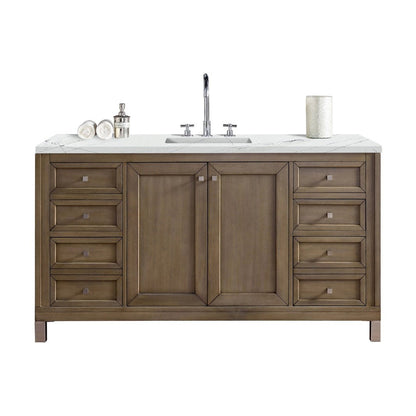 James Martin Vanities Chicago 60" Single Vanity - 305-V60S-WWW-3AF