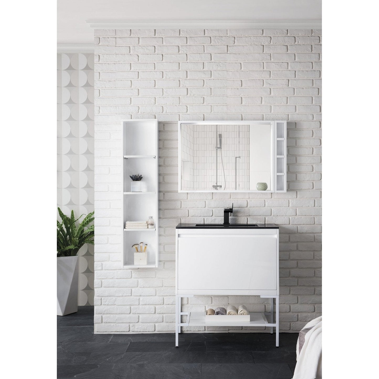 James Martin Vanities Milan 31.5" Single Vanity Cabinet - 801V31.5GWRGDCHB