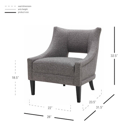 New Pacific Direct Eugene Fabric Accent Chair -  9900054-331