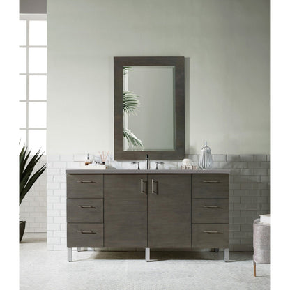 James Martin Vanities Metropolitan 60" Single Vanity -  850-V60S-SOK-3CAR
