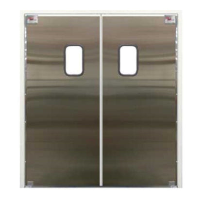 Curtron SPD-30-SS-DBL-8496 84" x 96" Service-Pro Series 30 Double Swing Door - CUSPD30SSDBL8496