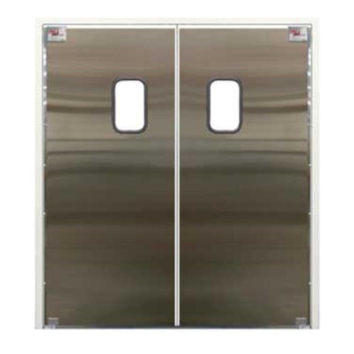 Curtron SPD-30-SS-DBL-8484 84" x 84" Service-Pro Series 30 Double Swing Door - CUSPD30SSDBL8484