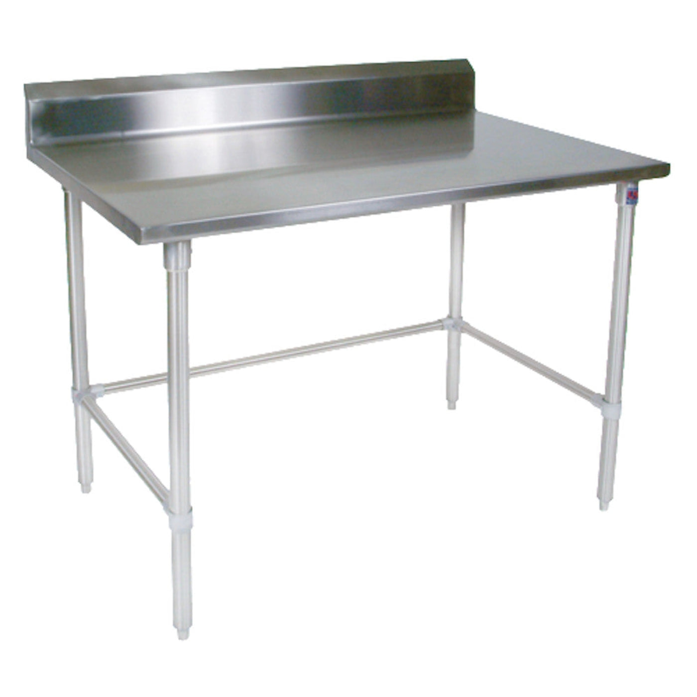 John Boos ST6R5-3036SBK Open Base 36" W x 30" D Stainless Steel Work Table - JBST6R53036SBK