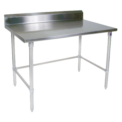 John Boos ST6R5-3036SBK Open Base 36" W x 30" D Stainless Steel Work Table - JBST6R53036SBK