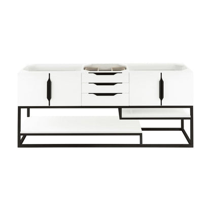 James Martin Vanities Columbia 72" Single Vanity - 388-V72S-AGR-MB-DGG