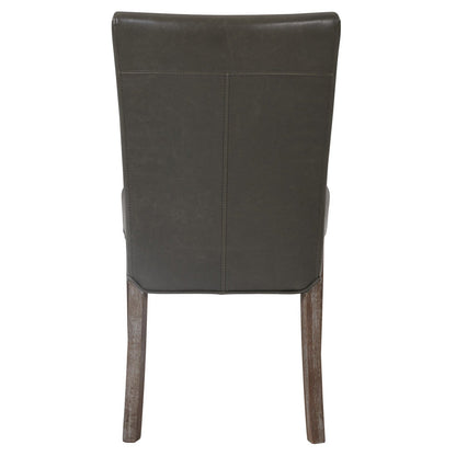 New Pacific Direct Beverly Hills Bonded Leather Chair, (Set of 2)  - 198235B-V04