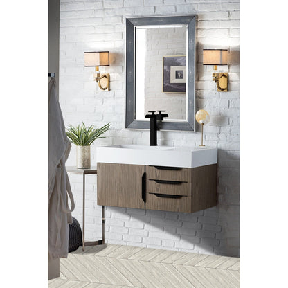 James Martin Vanities Mercer Island 36" Single Vanity - 389-V36-AGR-G-DGG