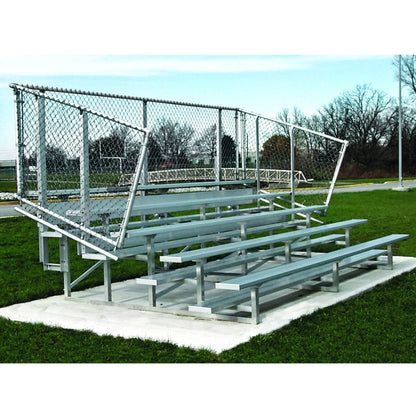 Bleacher 3 Row 27' Deluxe or Standard Aluminum - BL327SD