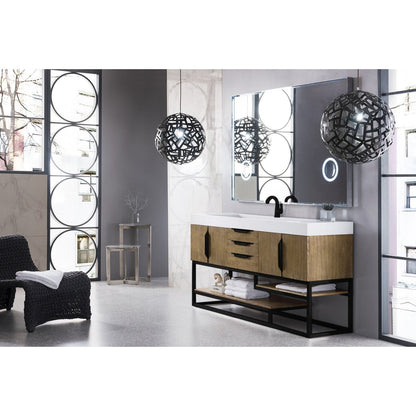 James Martin Vanities Columbia 72" Single Vanity - 388-V72S-AGR-MB-DGG