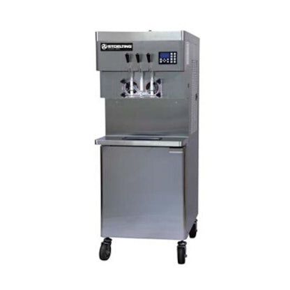 Sharp U431-38I2 Air Cooled Soft-Serve Freezer with Two 32-Quart Hoppers - SEU43138I2