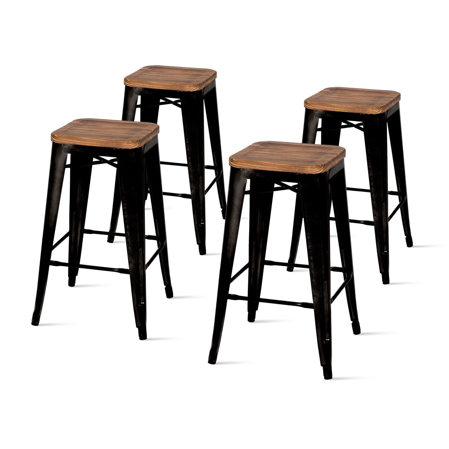 New Pacific Direct Metropolis Backless Counter Stool, (Set of 4) 938627-B - 938627-B