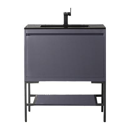 James Martin Vanities Milan 31.5" Single Vanity Cabinet - 801V31.5GWRGDCHB