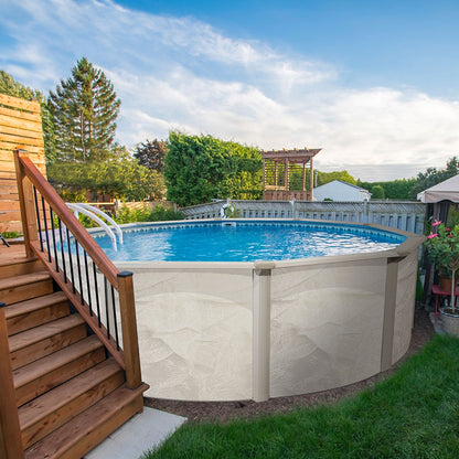 Aquarian Phoenix Series 15 Foot x 52 Inch Steel Frame Swimming Pool (For Parts) - 244096