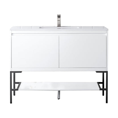 James Martin Vanities Milan 47.3" Single Vanity Cabinet - 801V47.3GWRGDCHB