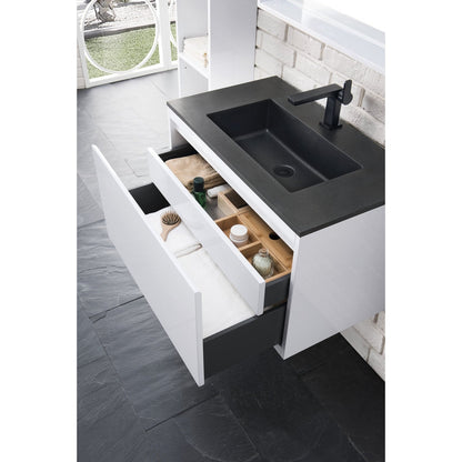James Martin Vanities Milan 31.5" Single Vanity Cabinet - 801V31.5GWRGDCHB
