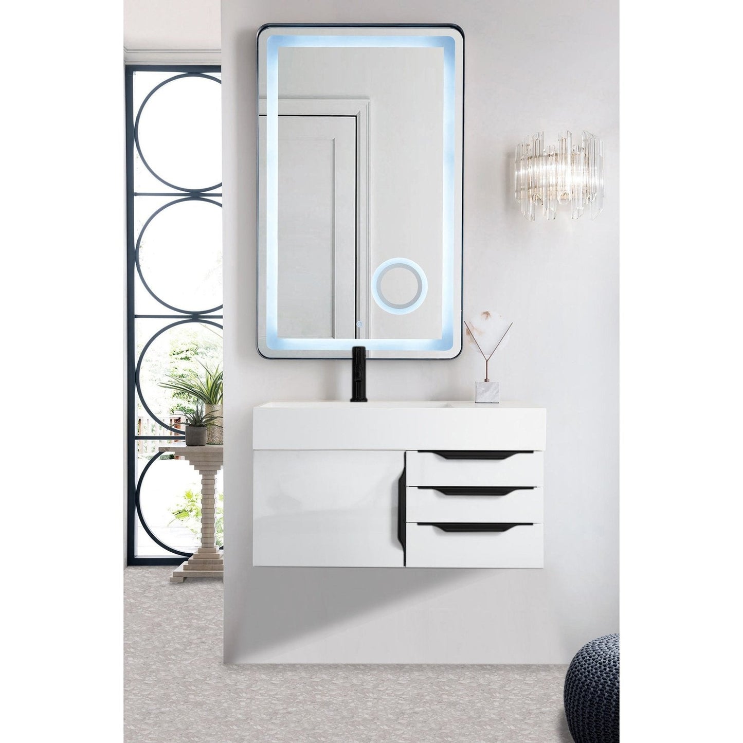 James Martin Vanities Mercer Island 36" Single Vanity - 389-V36-AGR-G-DGG
