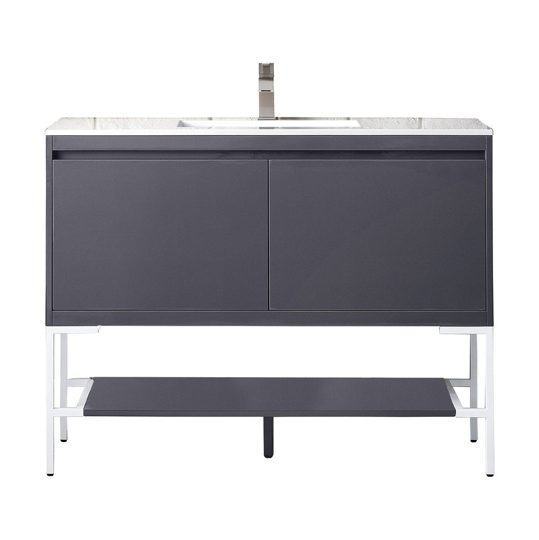 James Martin Vanities Milan 47.3" Single Vanity Cabinet - 801V47.3GWRGDCHB