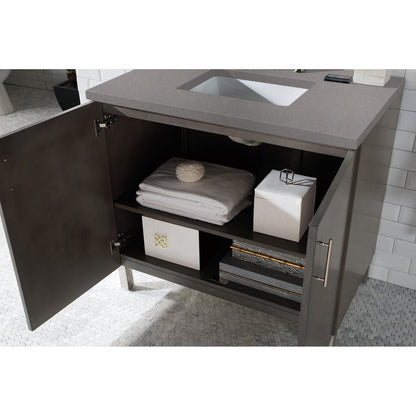 James Martin Vanities Metropolitan 36" Single Vanity - 850-V36-AWT-3AF