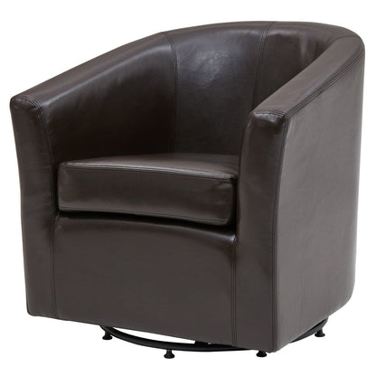 New Pacific Direct Hayden Swivel Bonded Leather Chair  - 193012B-01