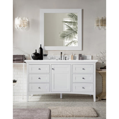 James Martin Vanities Palisades 60" Single Vanity - 527-V60S-BW-3AF
