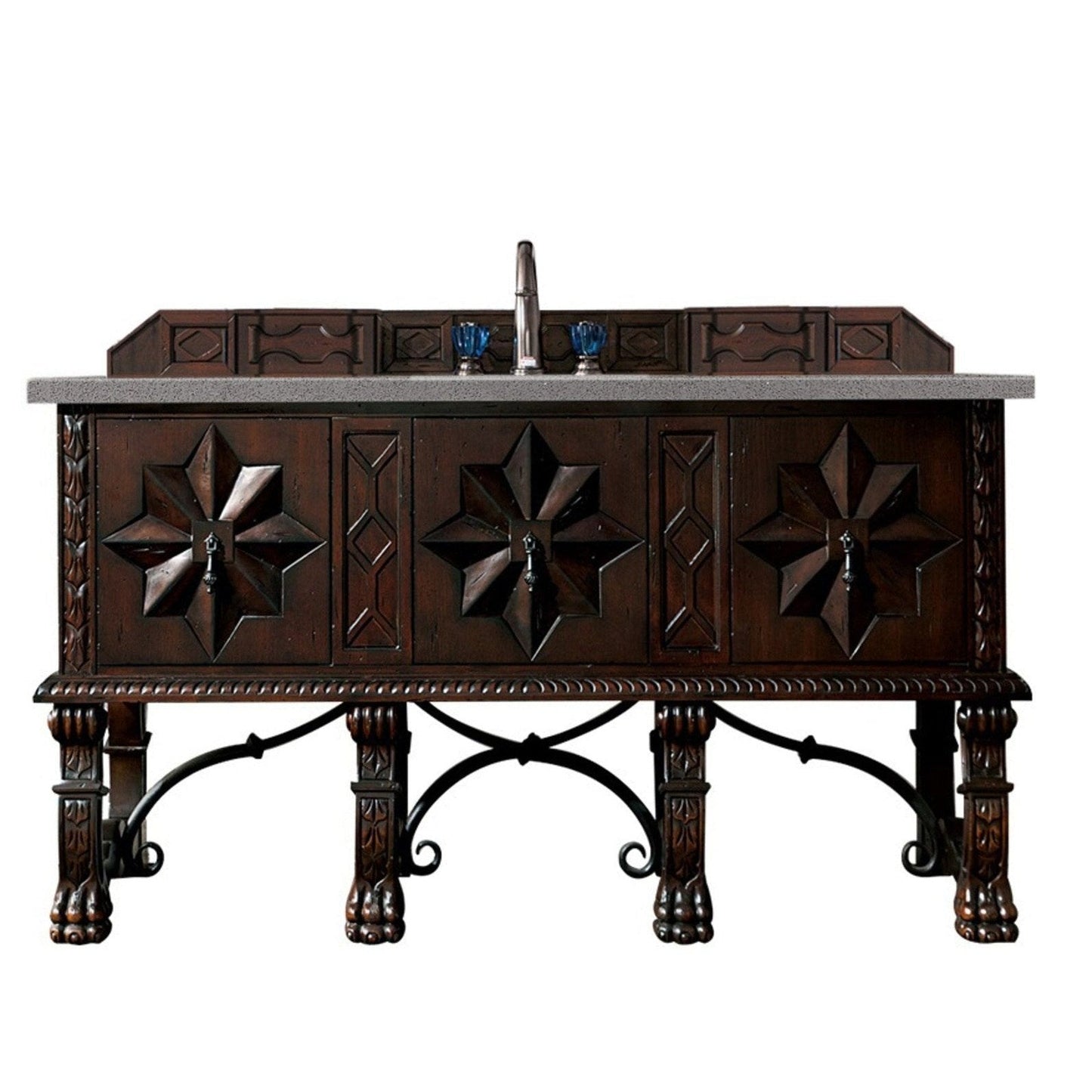 James Martin Vanities Balmoral 60" Single Vanity Cabinet - 150-V60S-ANW-3AF
