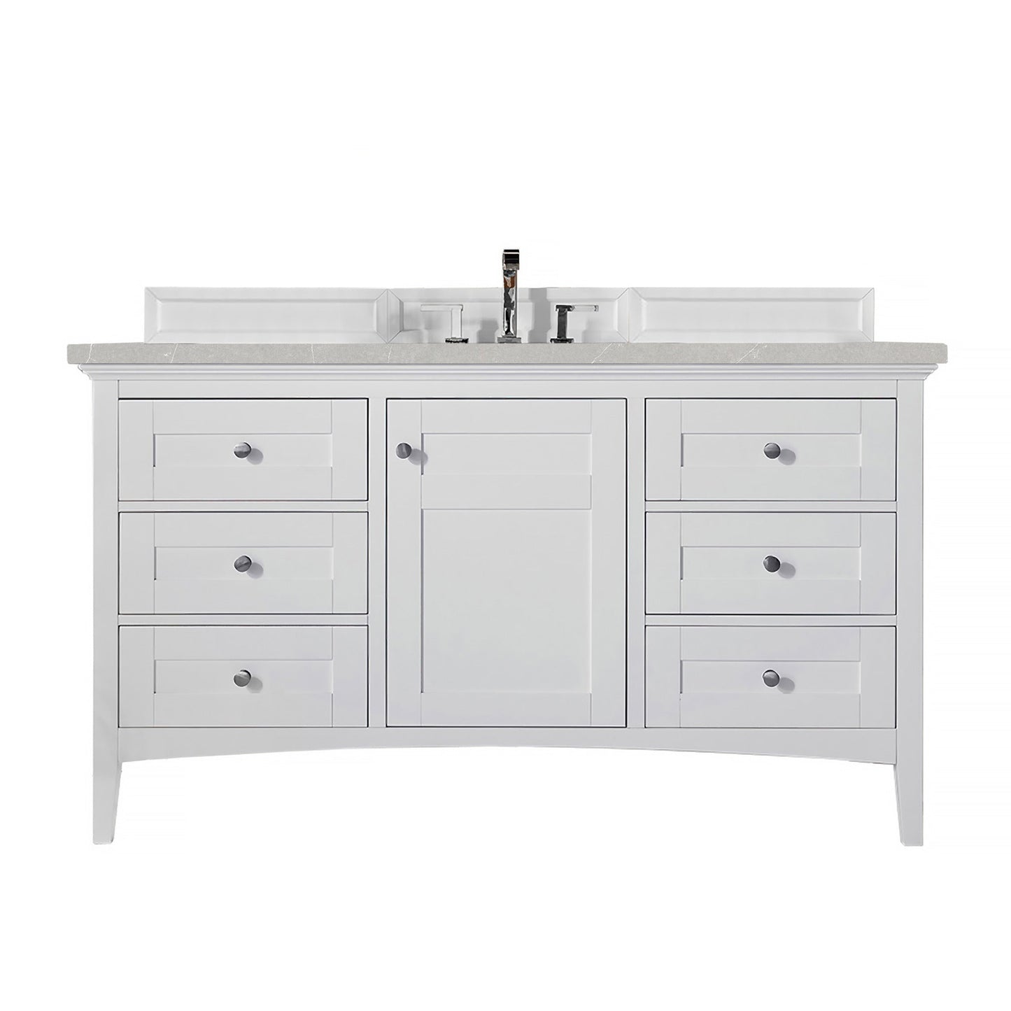 James Martin Vanities Palisades 60" Single Vanity - 527-V60S-BW-3AF