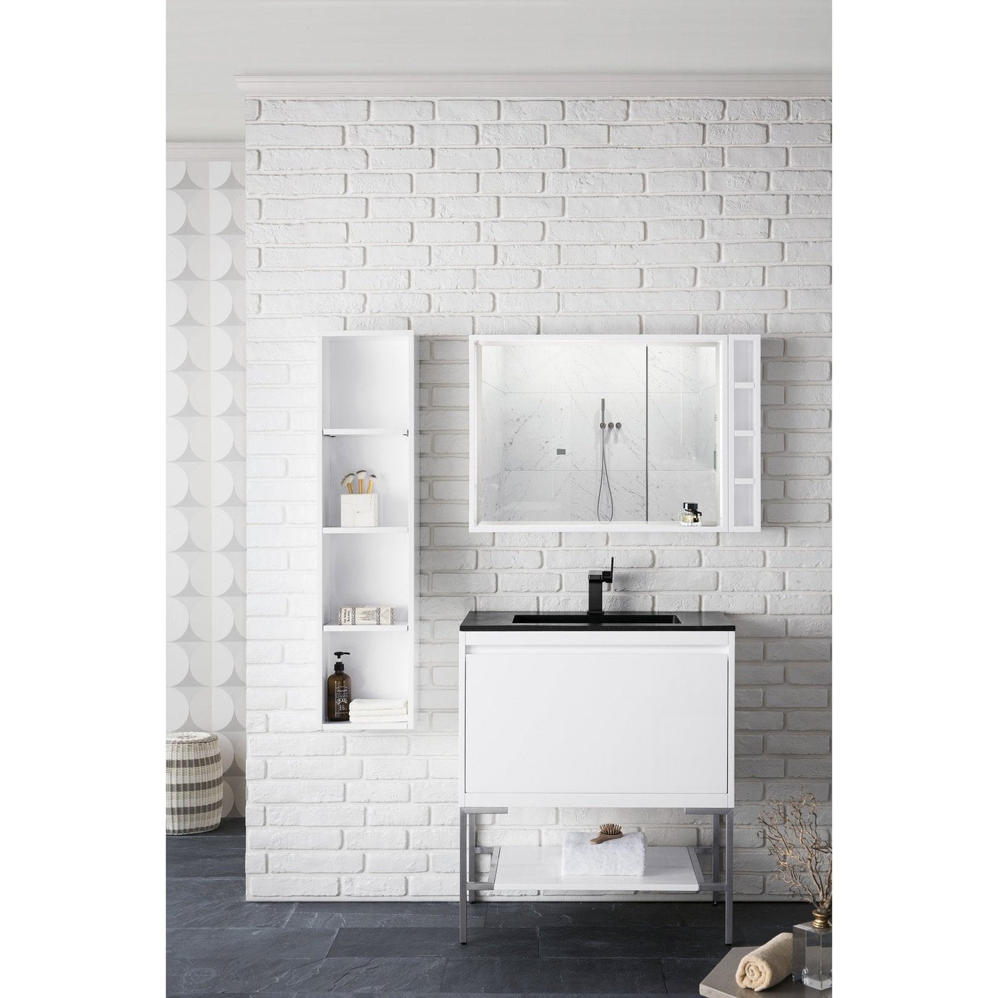 James Martin Vanities Milan 31.5" Single Vanity Cabinet - 801V31.5GWRGDCHB