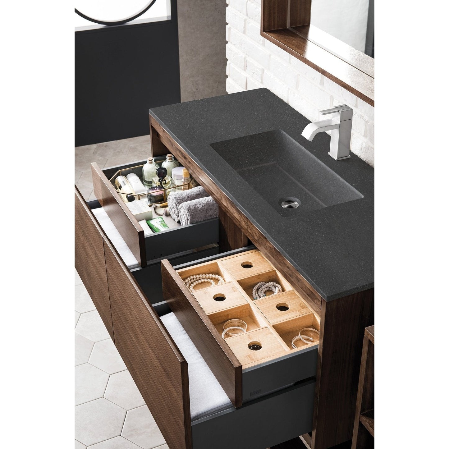 James Martin Vanities Milan 47.3" Single Vanity Cabinet - 801V47.3GWRGDCHB