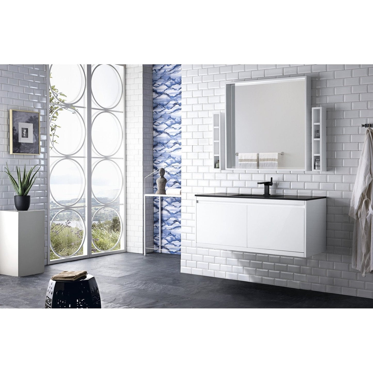 James Martin Vanities Milan 47.3" Single Vanity Cabinet - 801V47.3GWRGDCHB