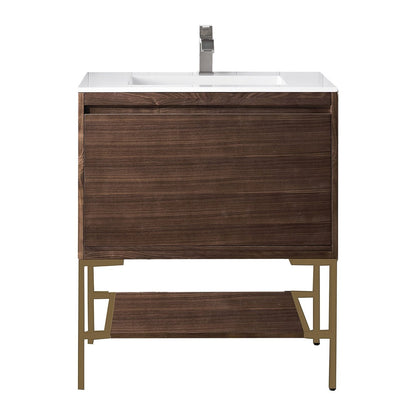 James Martin Vanities Milan 31.5" Single Vanity Cabinet - 801V31.5GWRGDCHB