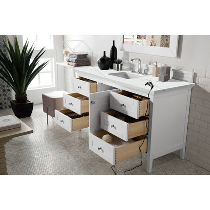 James Martin Vanities Palisades 60" Single Vanity - 527-V60S-BW-3AF