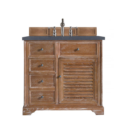 James Martin Vanities Savannah 36" Driftwood Single Vanity - 238-104-5511-3AF